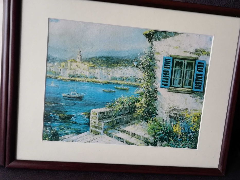 4 Картини - две с испански пейзаж и две с Корида