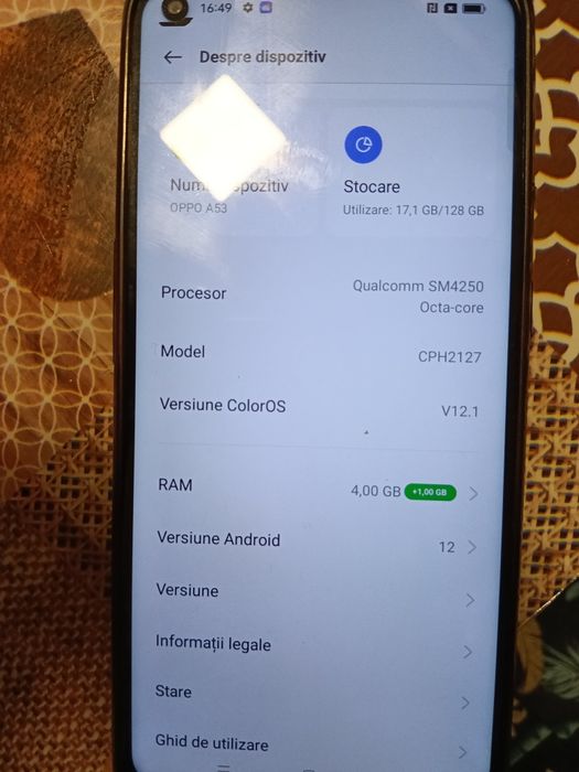 Vând/schimb telefon Oppo A53