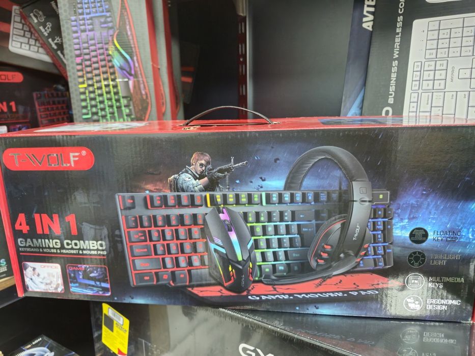 Оптом! Игровая клавиатура 4в1