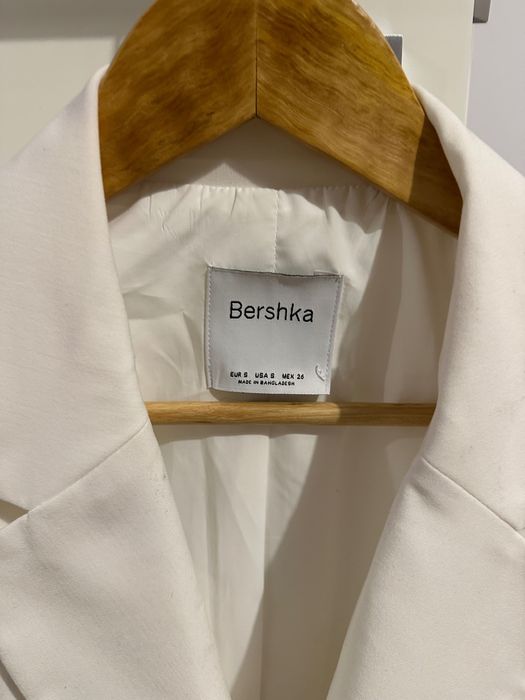 Sacou, damă, Bershka, S, alb