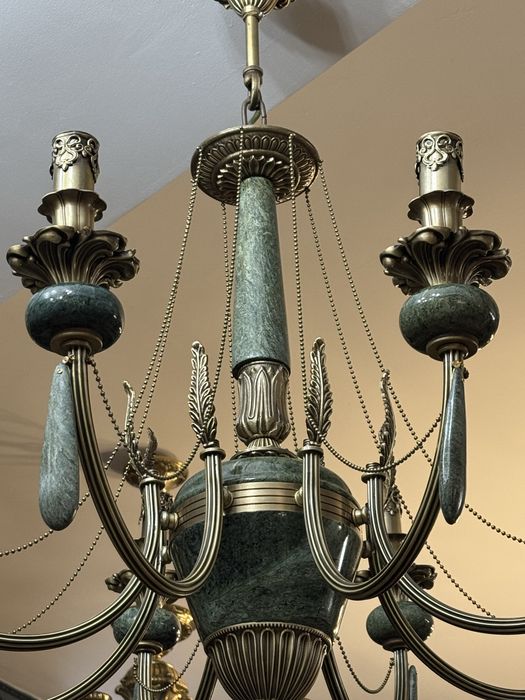Candelabru- bronz- marmura