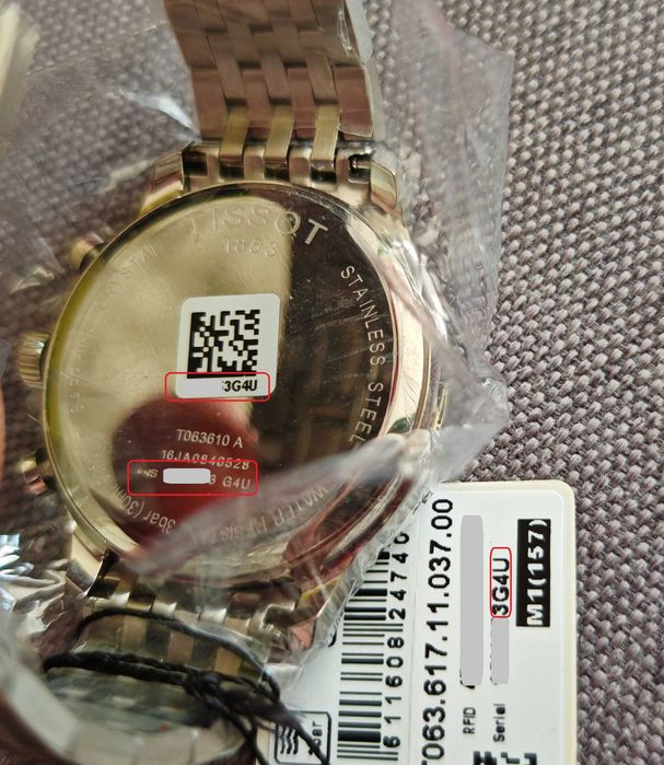 TISSOT Tradition часовник с хронограф и дата чисто нов 100% оригинален