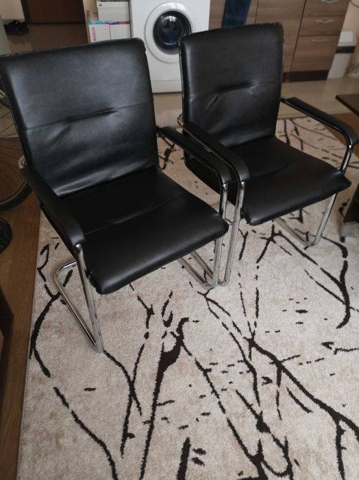 Черен офис стол ЕЛЕГАНС - 2бр.