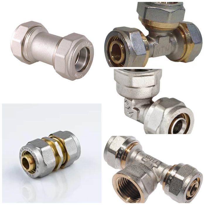 Обжимная сантехника! Муфта, угольник, тройник обжимной! Доставка!