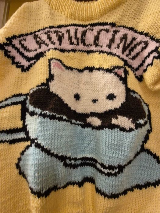 Pullover tricotat manual