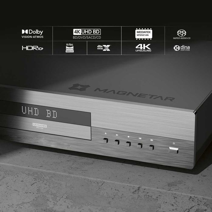 Blu-ray Player, 4K , High- End  Ultra HD, Magnetar  UDP800