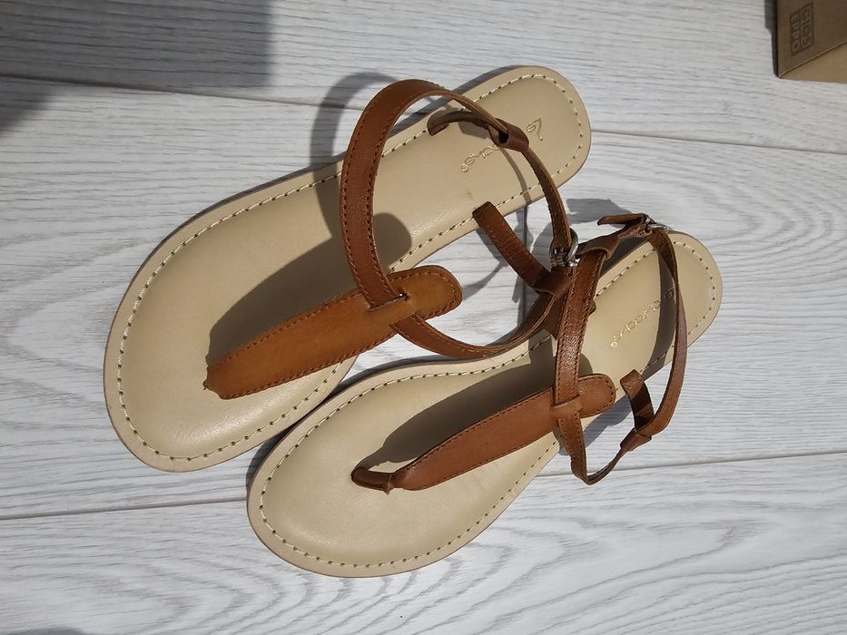 Sandale piele maro