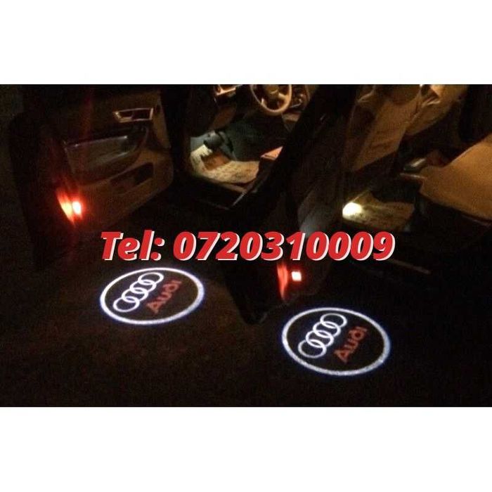 Proiectoare Logo Audi Portiera  Led Laser emblema sigla Holograma