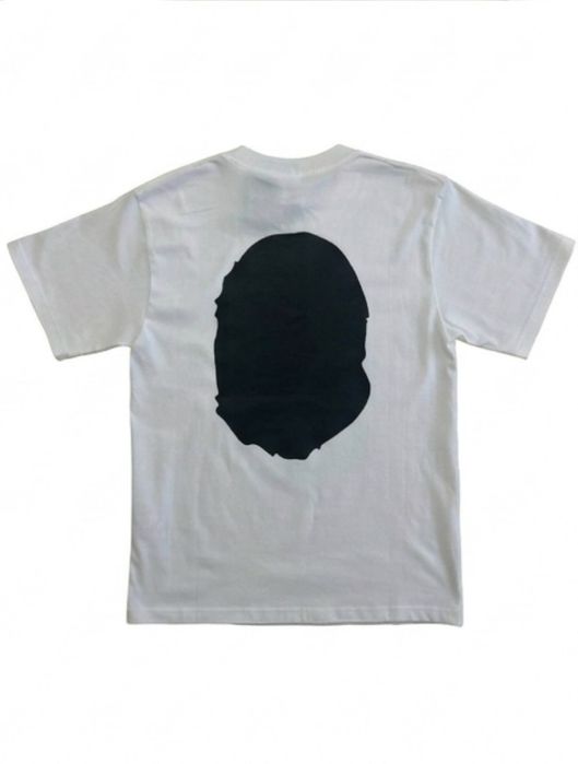 Футболка Bape белая 100% хлопок плотная