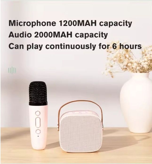 K1 A1 bluetooth mini koroke kolonka mikrofonli kolonka