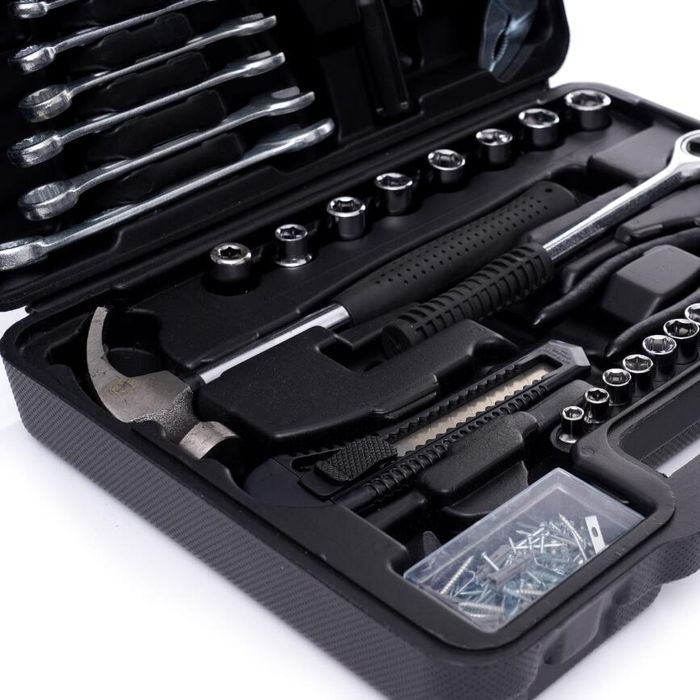 Trusa de scule, chei tubulare, 141 piese, Kraft