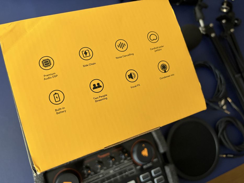 Set microfon+Maonocaster+brat microfon podcast+++