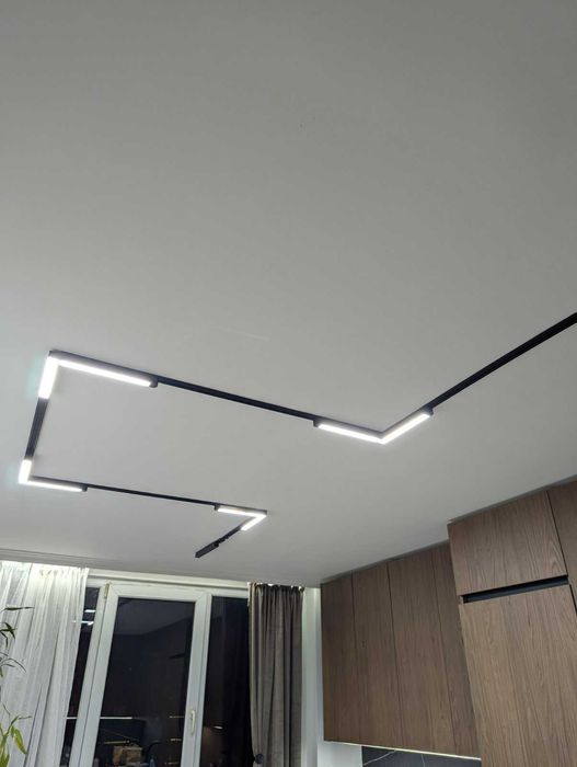 LED 25W Магнитно тяло Ъгъл за Релса Открит Монтаж V-tac Slim L форма