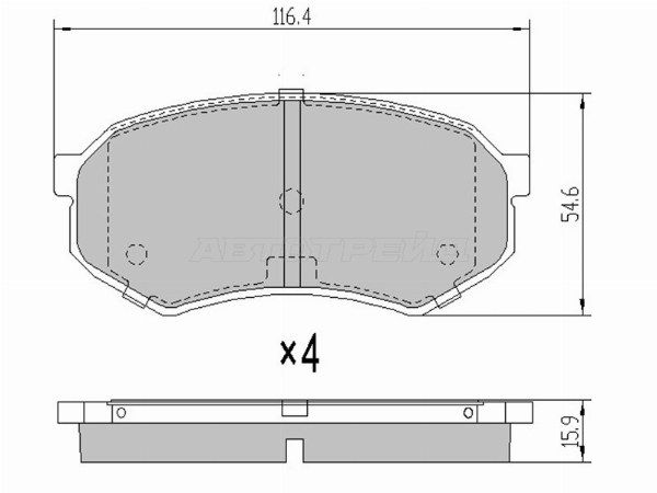 Колодки тормозные Toyota Chaser