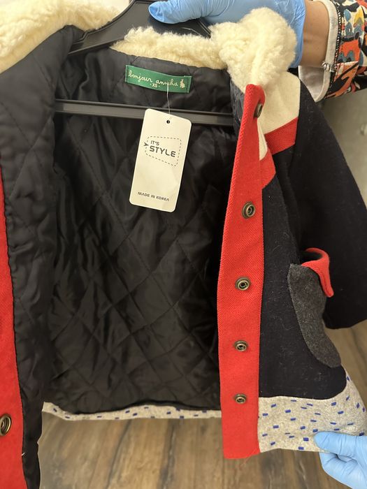 Детское демисезонное пальто