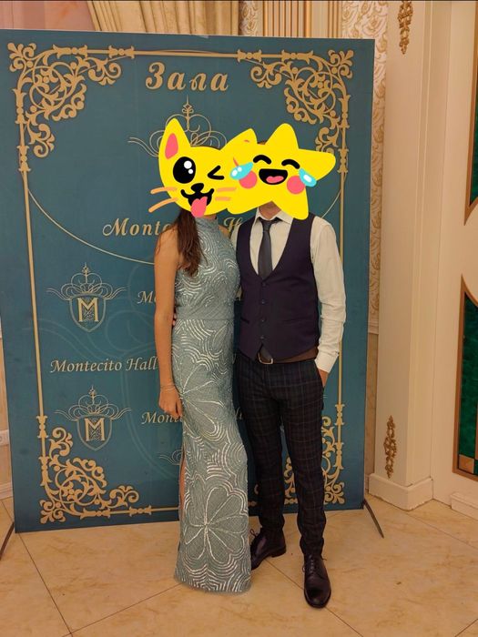 Официална Рокля Lace and Beads