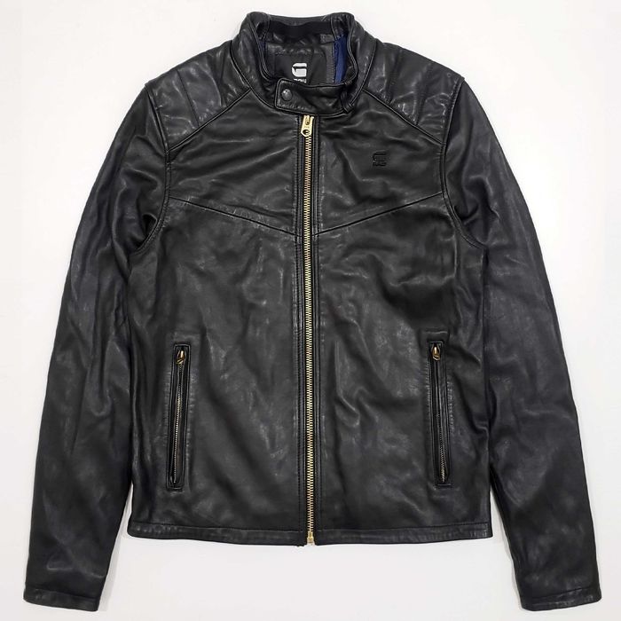 G-STAR Suzaki Classic Кожено Мъжко Яке Като Ново М