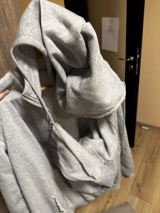 Суитчер за бременни, бебеносене/ пролет/ есен/ размер S 36 сив