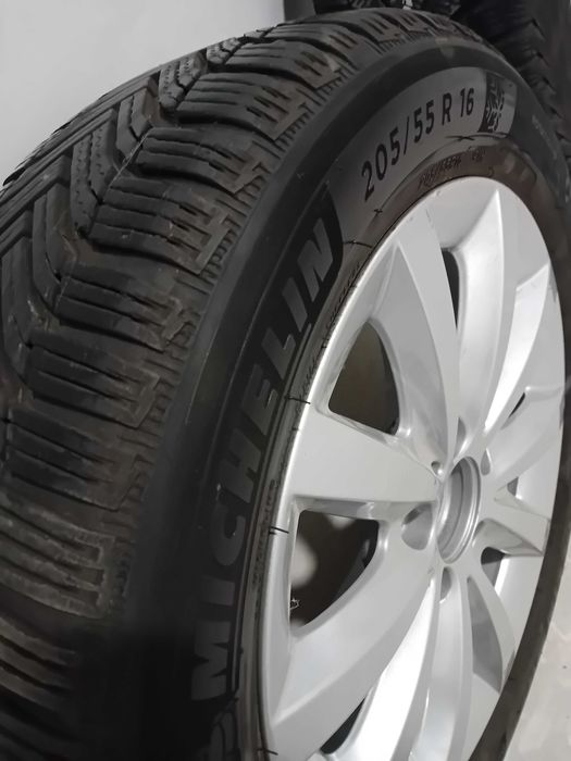 Оригинални джанти за мерцедес  със зимни гуми MICHELIN  16 цола