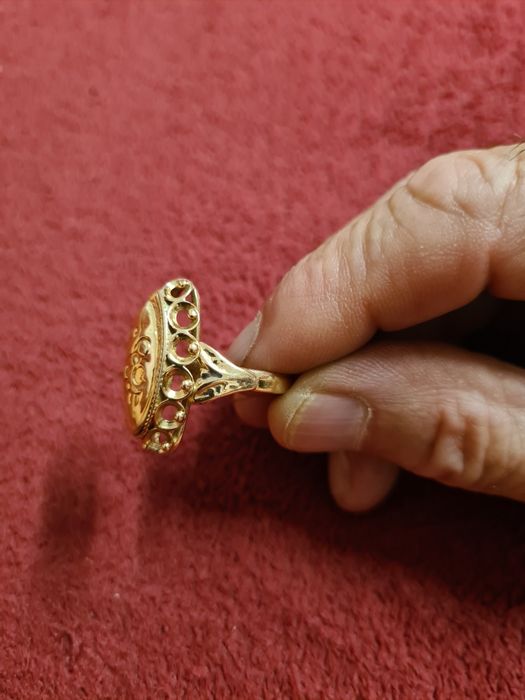 Vând inel aur 14k