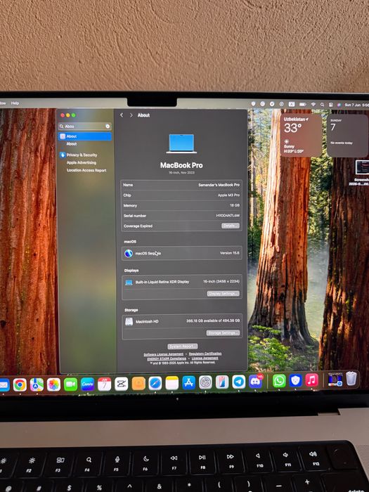 Macbook M3 Pro 16 Inch