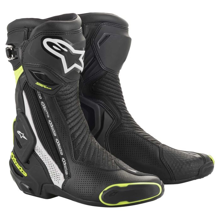 Мото ботуши ALPINESTARS SMX Plus v2 Black/Fluo,номер 42,най-висок клас