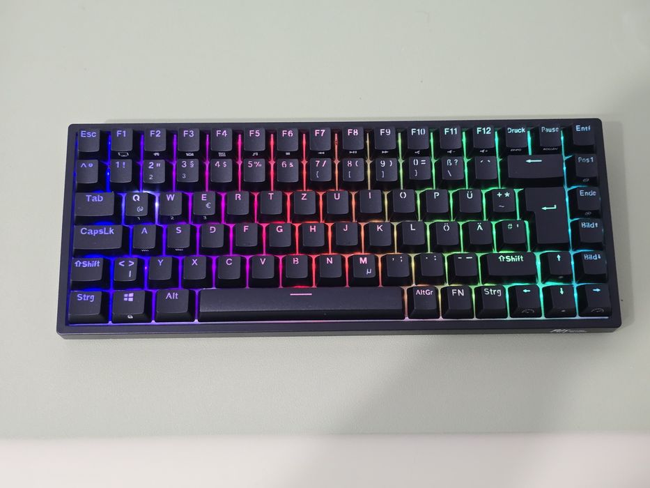 RK ROYAL KLUDGE RK84-DE – Tastatură mecanică 75% RGB Bluetooth
