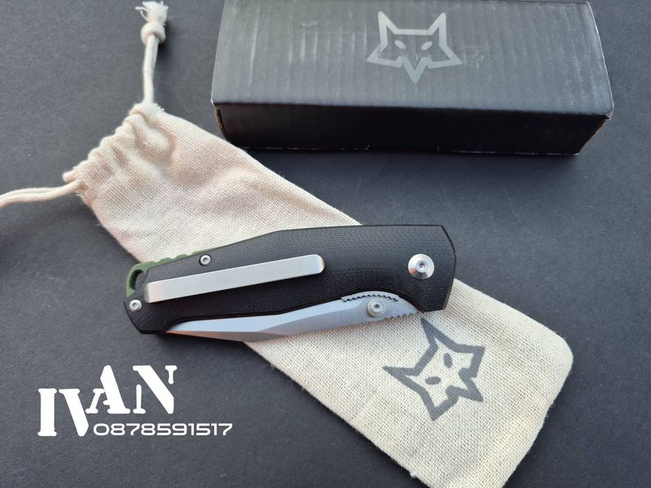 Сгъваем нож FOX-FX-523 Black G10