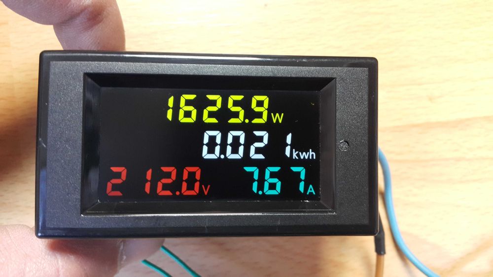 Електромер , волтметър , амперметър , ватметър цветен дисплей