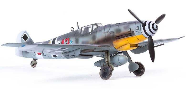 Сборная модель самолета Мессершмитт Bf 109 G-2 (Hobby Boss, 1/48)