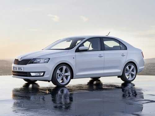 Бампер задний SKODA RAPID 2013-/Рапид 2013-