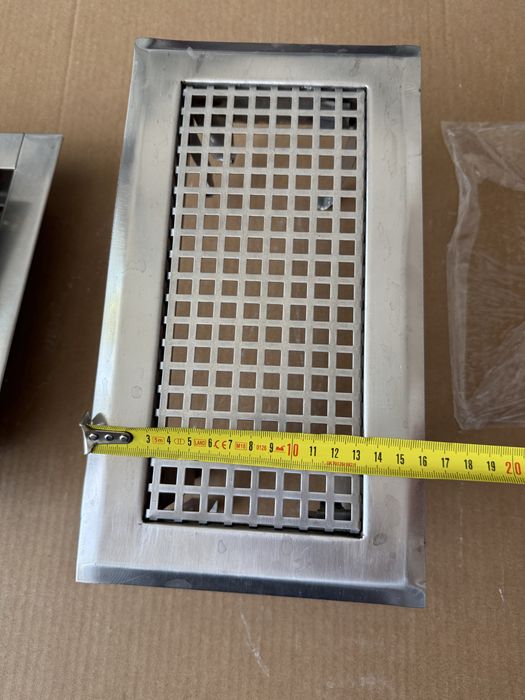 Grila ventilatie inox si trape de vizitare inox
