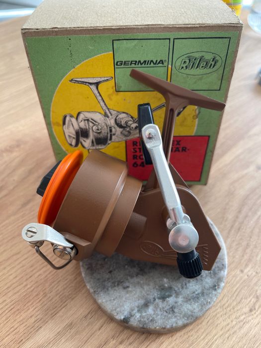 Колекционерска риболовна макара Germina Rileh‑Rex 64 –оригинална кутия