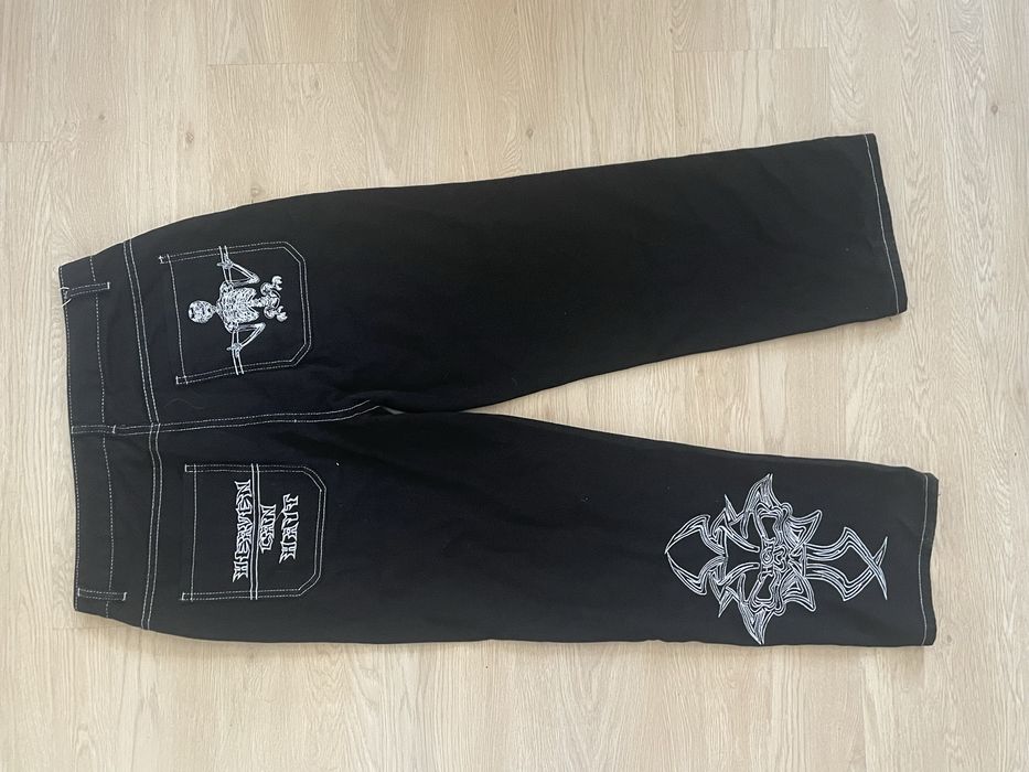 Черно дънки размер L