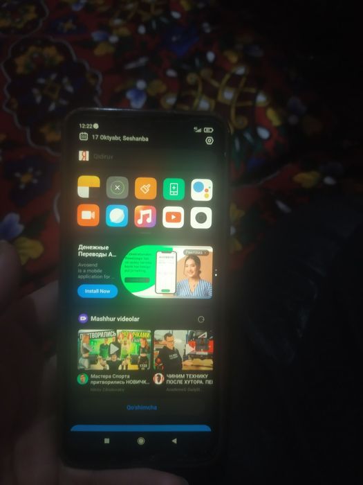 Redmi 9 A yangi karobka daqumenti bor hamma joyi ishlaydi