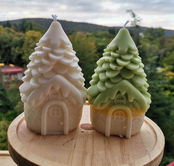 Коледни    свещи