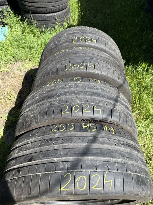 255/45/19” Set 4 buc Continental dot 2024.anv Vară. Impecabile.