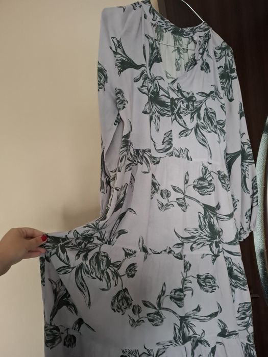 Rochie boho chic vascoza cu buzunare