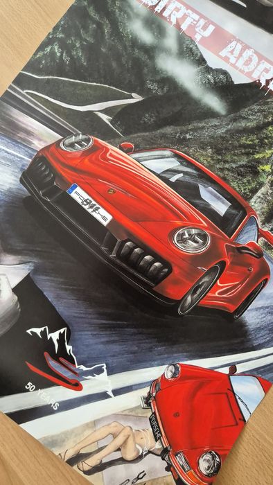 POSTER Porsche 911 Transfagarasan Edition