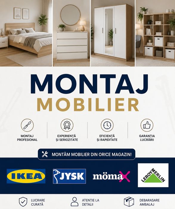 Montaj Mobilă Cluj | Dulapuri, Paturi, Dressinguri | IKEA JYSK