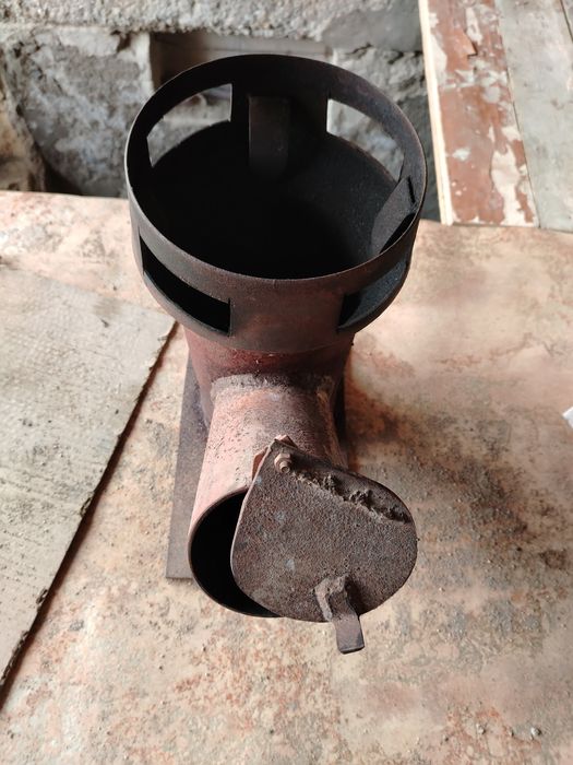 Печь под казан на дровах