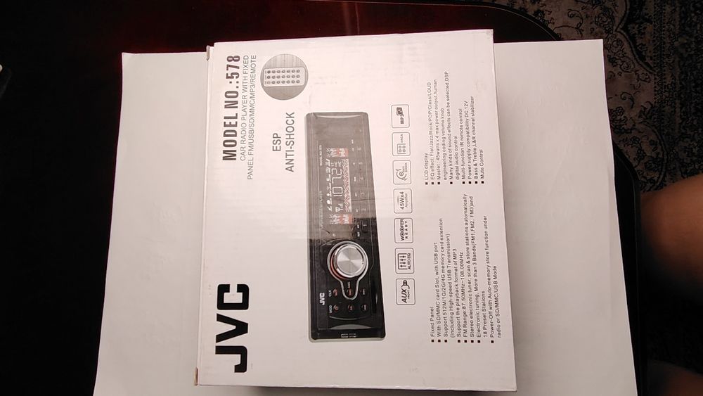 Автомагнитола JVC новая