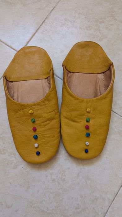 Марокански чехли  от Естествена кожа