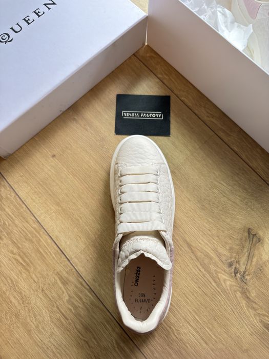 Tenesi/Sneakersi Alexander Mcqueen Leather Pink White - 100% ORIGINALI -
