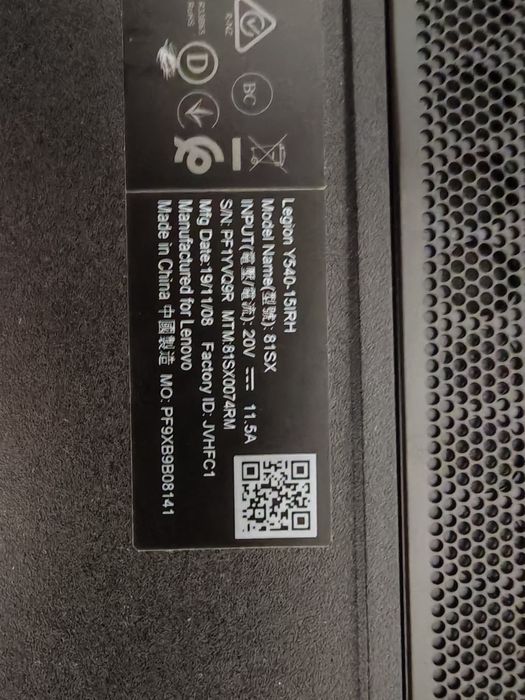 Lenovo Legion Y540-15IRH