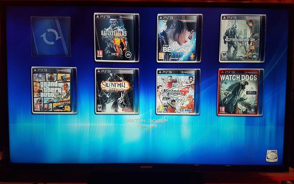 Playstation 3 Slim/PS3 modat, 1 sau 2 manete GTA5, Fifa + 25 de jocuri
