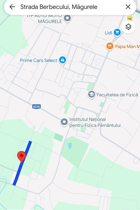 Teren Măgurele Ilfov de vânzare