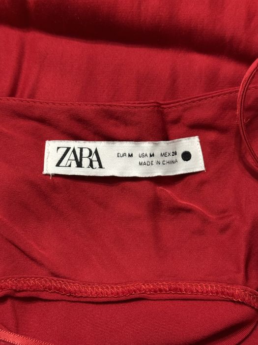 Платье Zara атласное