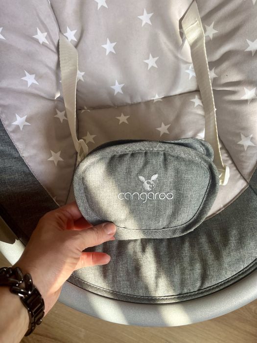 Бебешка люлка Cangaroo - Cloud, сива