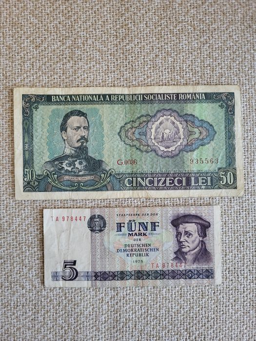 Bancnote vechi si noi UNC